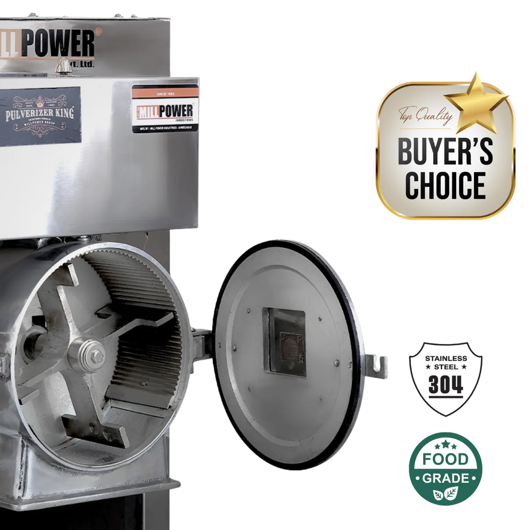 atta chakki flour mill machine front