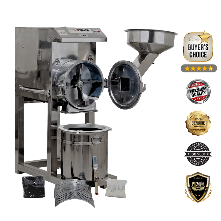 atta flour mill machine side