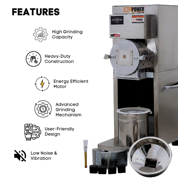fitur harga mesin electric single phase atta chakki