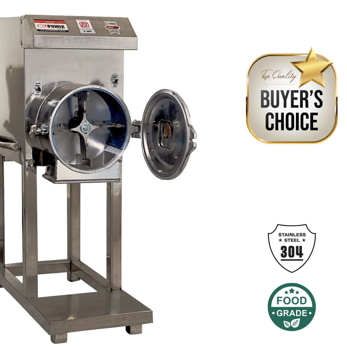 mill flour machine front
