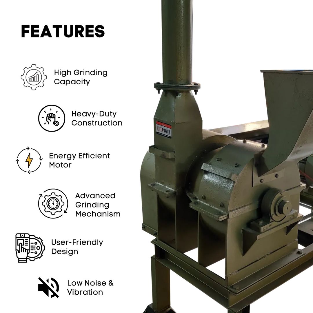 fitur mesin penggiling pulverizer