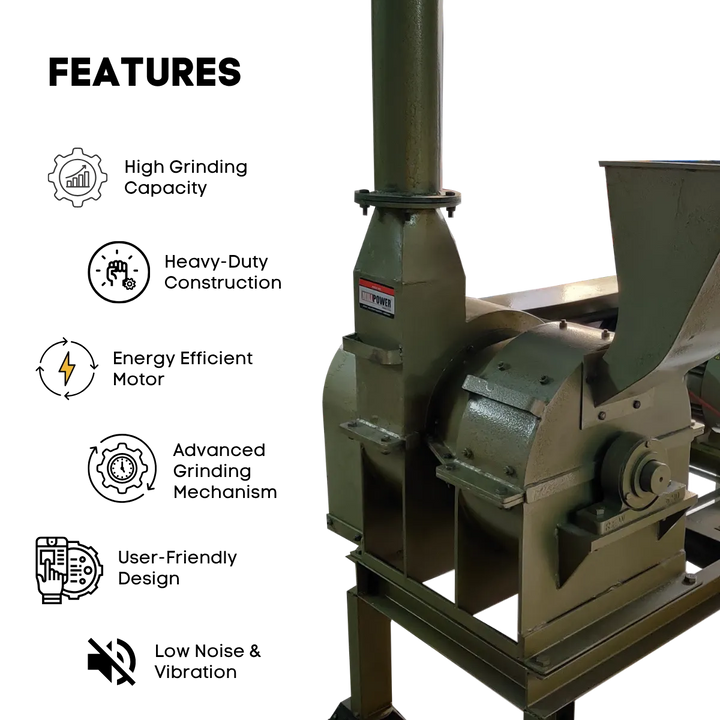 fitur mesin penggiling pulverizer
