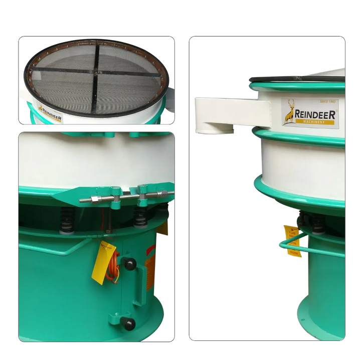 vibro sieve machine side
